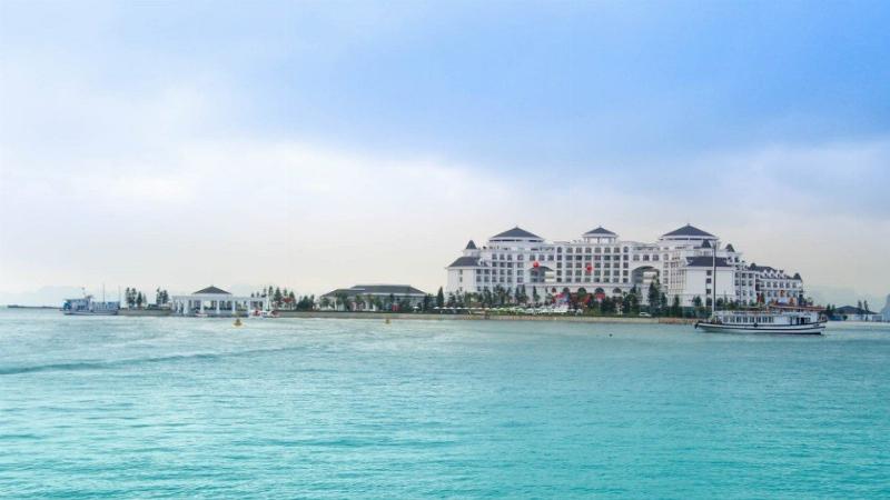 Hình ảnh minh họa quy hoạch tổng thể Khu du lịch Tuần Châu hoặc một dự án biệt thự/khách sạn cao cấp tại đây